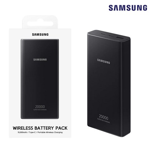 삼성 정품 보조배터리팩 PD 25W 초고속 대용량 20000mAh, 대용량 배터리팩 20000mAh