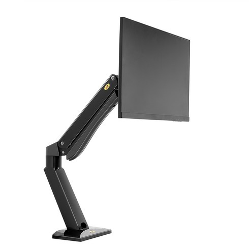 NB 알파플랜 모니터암 거치대 106cm NB45, 블랙, 1개