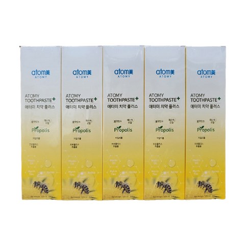 애터미 플러스 프로폴리스 치약, 200g, 5개