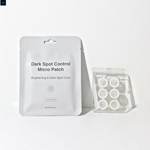 기미 잡티 다크스팟 미백 패치 마이크로 니들패치 멜라니삭, 1팩, 6개입