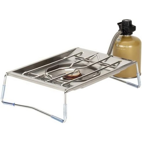 2023년 가성비 최고 스노우피크플랫버너 - 스노우피크 Snowpeak 캠핑 아웃도어 플랫 버너 스토브 GS-450, Brand New, 1개