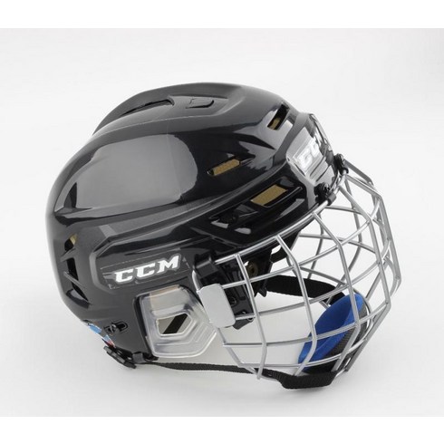 전문 아이스하키 헬멧 성인용 아동용 하키 모자 보호 장비, CCM블랙L머리둘레(56-58CM)