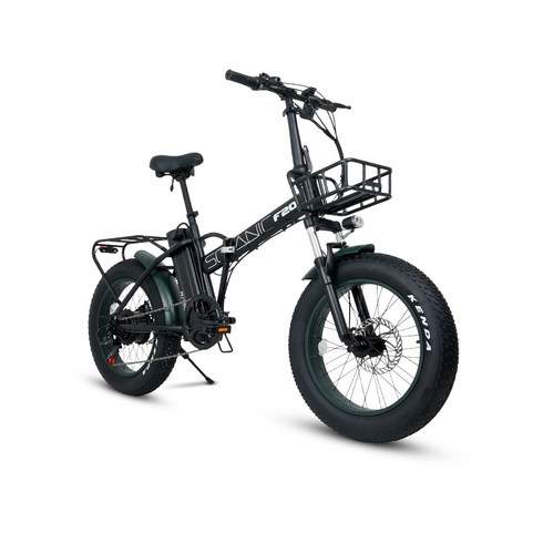 AU테크 스카닉 F20 삼성LG배터리 접이식 전기 팻바이크 48V 15Ah, 스카닉 F20 48V 12.5A 블랙, F20 48V 15Ah (삼성LG셀) {S8}