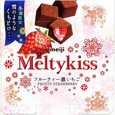 메이지 Meltykiss 멜티키스 딸기맛 52g 5개입, 1개