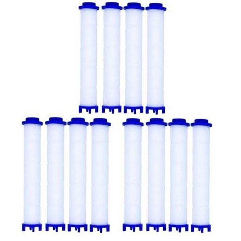 필터세트 - 코시나 수압상승 트리플 정수 샤워기 전용 필터, 12개입