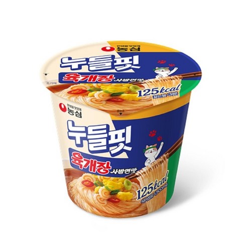 농심 누들핏 육개장사발면맛 (38g X 8개), 육개장사발면맛 8개, 8개