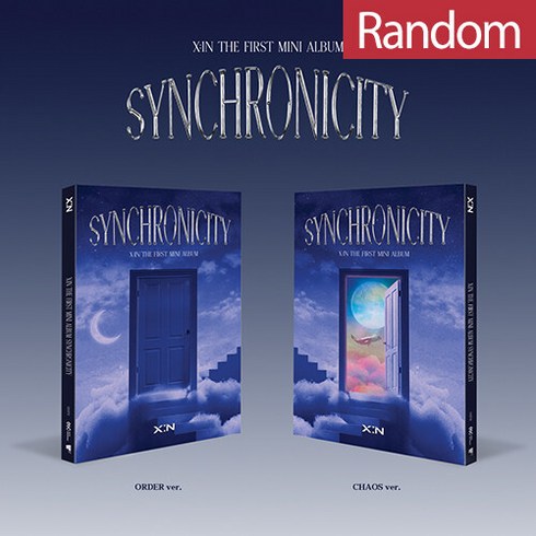 엑신 - 엑신 - X:IN 1ST MINI ALBUM SYNCHRONICITY (ORDER ver CHAOS ver. 중 랜덤발송) 포토북(80p)+포토카드(랜덤 2종)+엽서(랜덤 1종)+메세지 티켓(랜덤 1종)