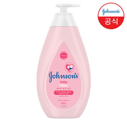 존슨즈베이비 로션 핑크, 750ml, 1개