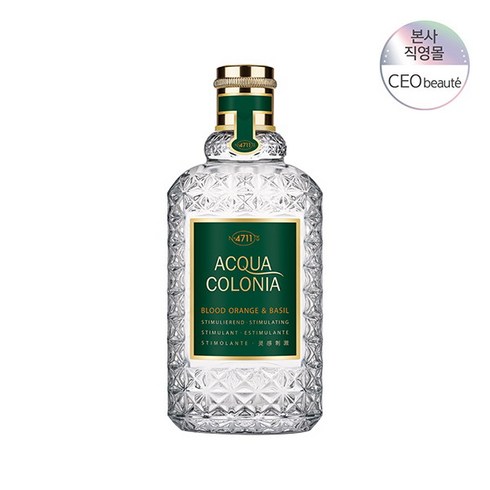 [4711] [공식수입원] 아쿠아콜로니아 블러드오렌지 앤 바질 100ML, 1개