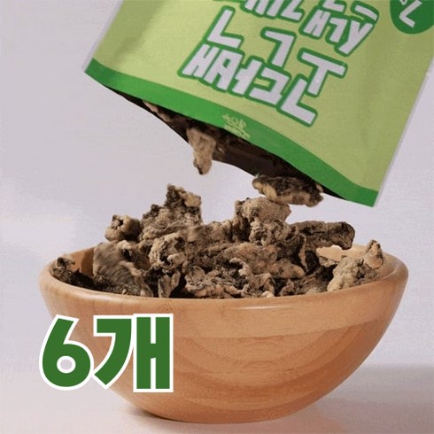 부각앤칩 고단백 스낵 김부각 와사비맛 50g 6개