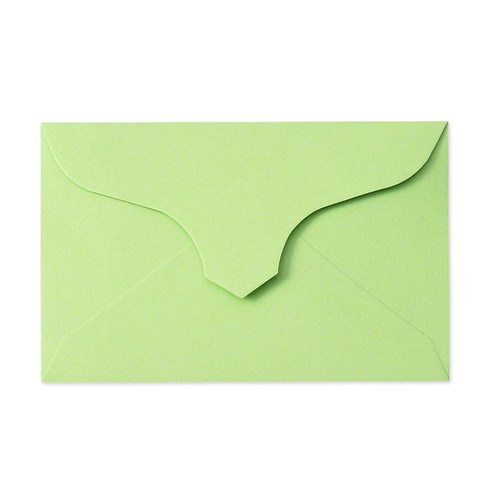 95x60mm 100매 컬러 미니 카드 증명사진 쿠폰 종이 봉투 명함봉투, 라임, 200매