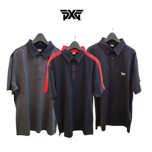 pxg - (한정판매) PXG 남성 골프웨어 폴로 반팔티셔츠 피엑스지