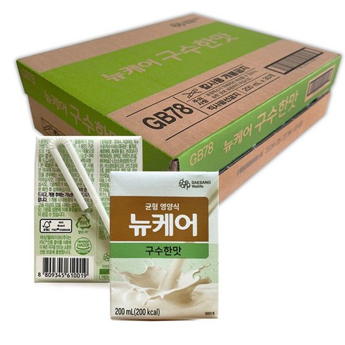 대상웰라이프 뉴케어 구수한맛 완전균형영양식 200ml 30개