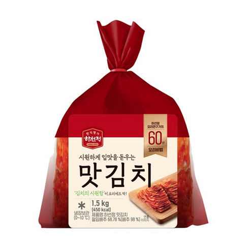 (냉장)하선정 맛김치1.5kg, 1개, 1.5kg