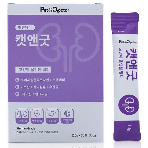 펫앤닥터 캣앤굿 영양제, 30회분, 종합영양제, 1개