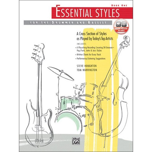 Essential Styles For The Drummer And Bassist Book 1 드럼과 베이스를 위한 그루브 스타일 (음원 포함) Alfred 알프레드 드럼 교재