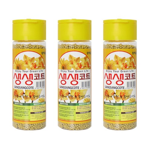 앙플랜트 생생코트 비료 대형, 3개