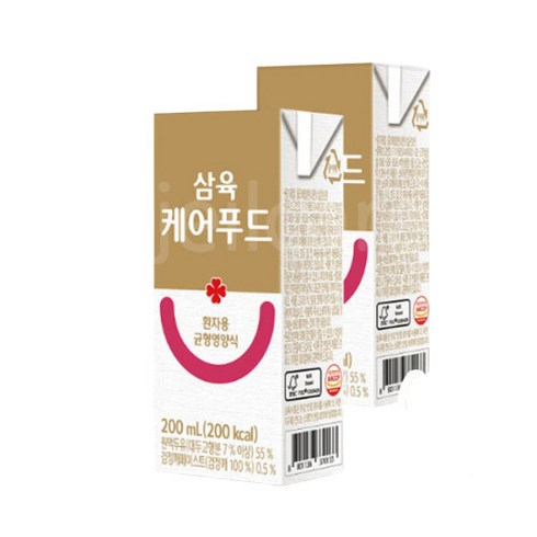 삼육 케어푸드 환자용 균형영양식 200ml 환자식, 48팩