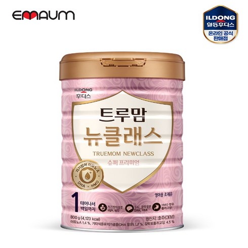 일동후디스 트루맘 뉴클래스 슈퍼프리미엄 분유 1단계, 800g, 1개