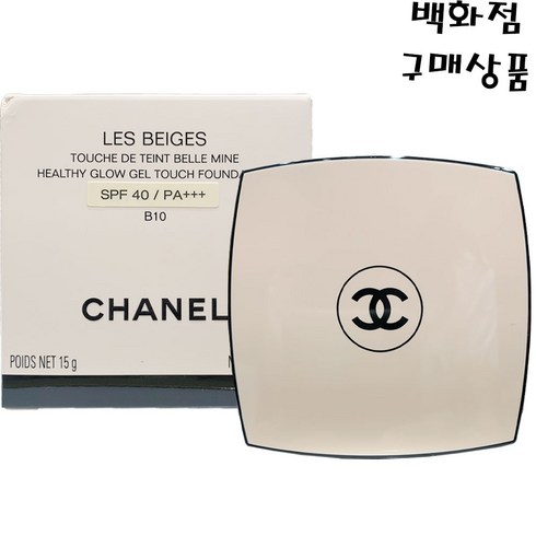 샤넬레베쥬헬시 글로우 젤 터치 쿠션 파운데이션15g-자연스럽게빛나는 광채, BR22, 1개