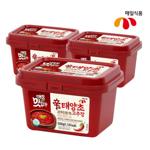 광천김 매일식품 고추장 500g x 3개 국산