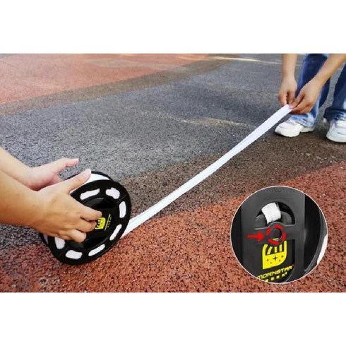 배드민턴 라인 테니스 농구장 마킹 휴대용 야외 족구 배구 경기장 운동장 바닥 코트 경계선, (배구)경기장 경계, A