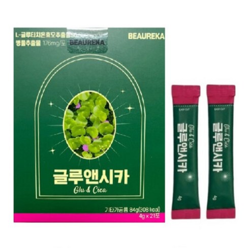 2023년 가성비 최고 글루엔시카 - 뷰레카 글루앤시카 1박스 21포.YG, 84g, 1개
