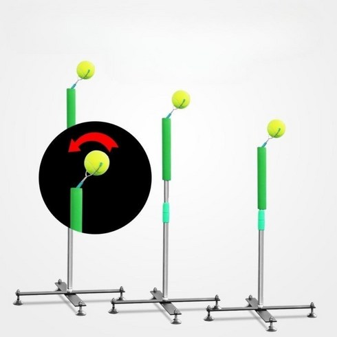 족구공격연습기 - 족구타격기 족구타격연습기 실내 싱글 테니스 트레이너 서브 스윙 라켓 운동 족구공격연습기, 기본, 1개