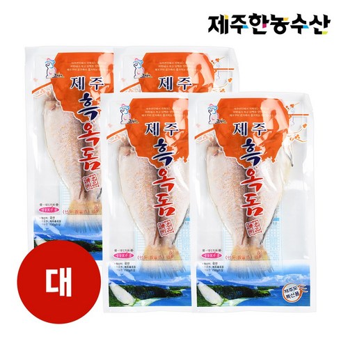 자연산 제주 손질옥돔180g x 5미 - [제주웰링] 제주도 손질 흑옥돔 1kg ( 5마리 / 1마리 180g 이상 ), 1개