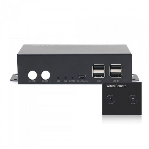NEXT-7902KVM-DUALKP 4K HDMI2.0 2포트 듀얼모니터 KVM 스위치, 1개