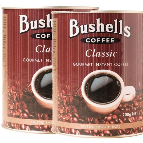 호주 부셀스 Bushells Powdered Coffee 클레식 고메 인스턴트 커피 200g, 2개