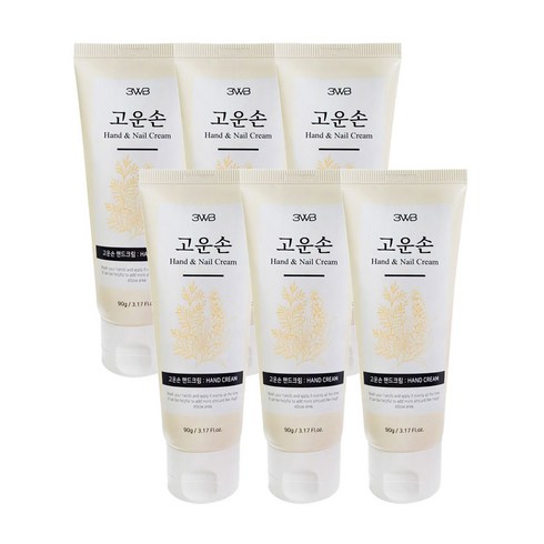 웰빙헬스팜 고운손 핸드크림 90ml, 6개