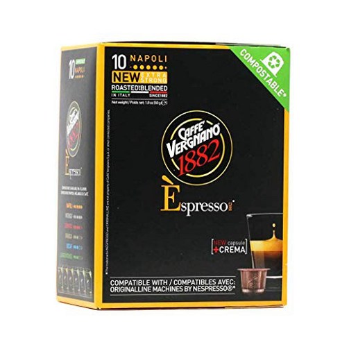 Caffe Vergnano - Napoli Espresso Coffee 10 x 5g Capsules, 1개