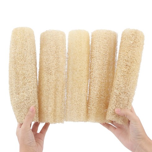5개 세트 25cm 천연 루파 수세미 주방 설거지 잘라쓰는 진짜 자연 식물 R99571A, 1개입