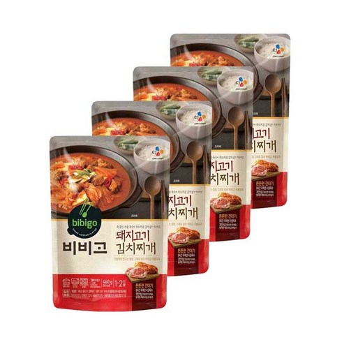 비비고 돼지고기 김치찌개, 460g, 4개