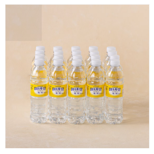 노브랜드 미네랄 워터 먹는 샘물 생수 500ml X 20개 이마트