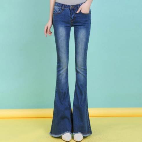 2023년 가성비 최고 나팔청바지 - 체인지쉬 (change she) 여성 팬츠 바지 청바지 스판 나팔 데님 가을 부츠컷