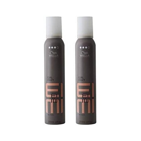 일본직발송 6. 우에라 웨라 EIMI(아이미) 컬 크래프트 왁스 무스 200ML ×2개 세트 WELLA PG B01BG8PUAE, One Size, One Color, 2개, 0.2l