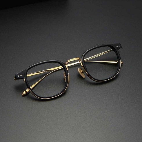 초경량 순도 티타늄 컬러 안경테 남자 빈티지 안경 린드버그