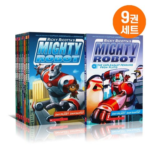 mightyrobot - [영스텝북] 국내 마이티 로봇 9권 세트 영어원서 Mighty Robot 음원제공