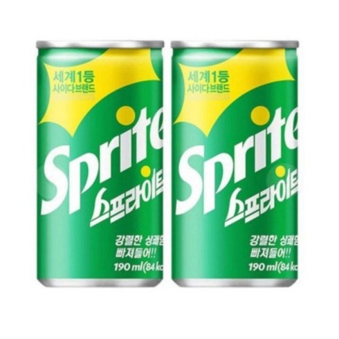 스프라이트, 190ml, 90개