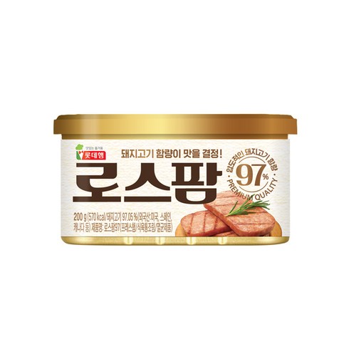 롯데햄 로스팜97 200g 10캔, 10개