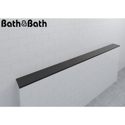 BB-401 B 젠다이(조적형)-인조대리석선반 일자선반 욕실선반 화장실선반 모음 벽 주방 수납 정리 모던 리모델링 튼튼하고위생적인 녹걱정없는 1700 1500 1200 바스앤바스