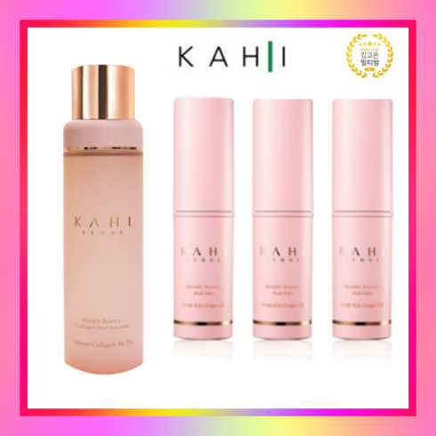 KAHI 가히 가희 멀티밤 3+1 세트 [멀티밤3+미스트1] 주름스틱, 가히멀티밤 3개 + 미스트 100ml 1개