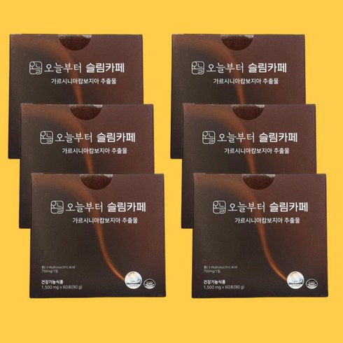 슬림카페 - 오늘부터 슬림카페 90g, 6개