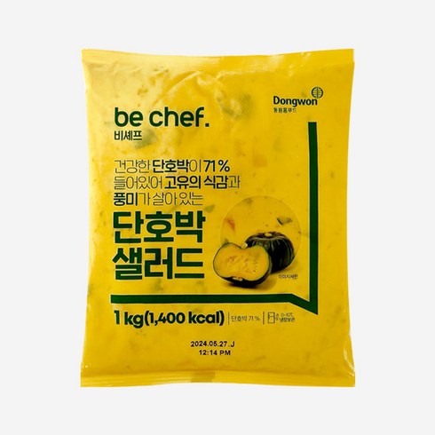 단호박샐러드 - 동원 단호박 샐러드 1kgx10, 10개, 1kg