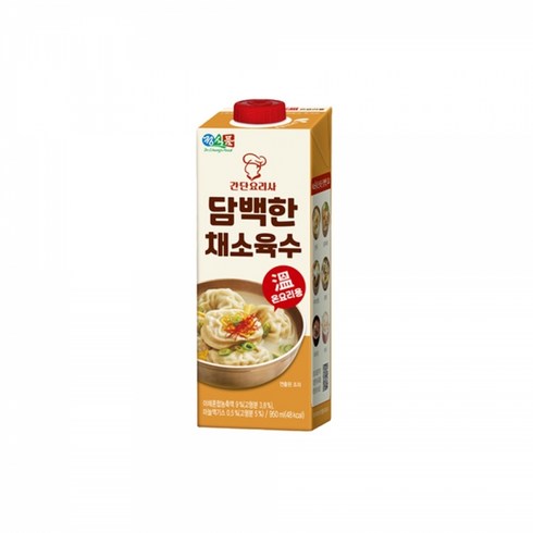 채수 - [정식품] 간단요리사 담백한 채소육수 950mlx4팩, 950ml, 4개