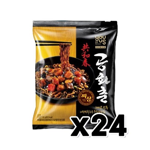 공간춘 - 공화춘 짜장 봉지면 195g x 24개(1BOX), 24개