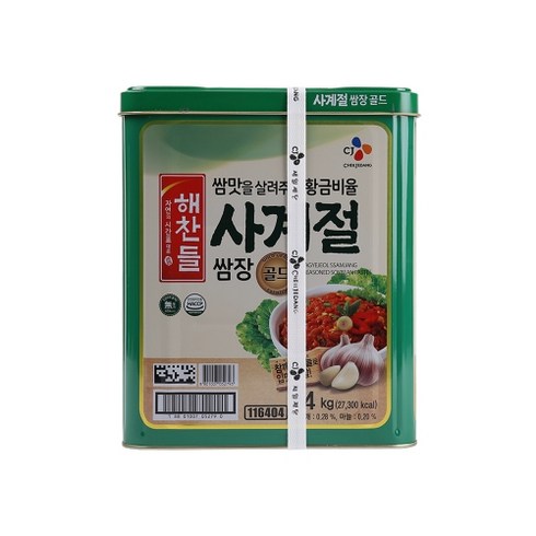 해찬들사계절쌈장 - 해찬들 사계절 쌈장 14kg, 1개