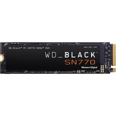 WD_BLACK 1TB SN770 NVMe 내장 게이밍 SSD 솔리드 스테이트 드라이브, 상세페이지 참고